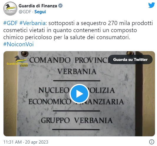 Maxi sequestro di cosmetici della GdF